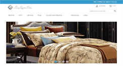 Desktop Screenshot of luxuryegyptiancotton.com
